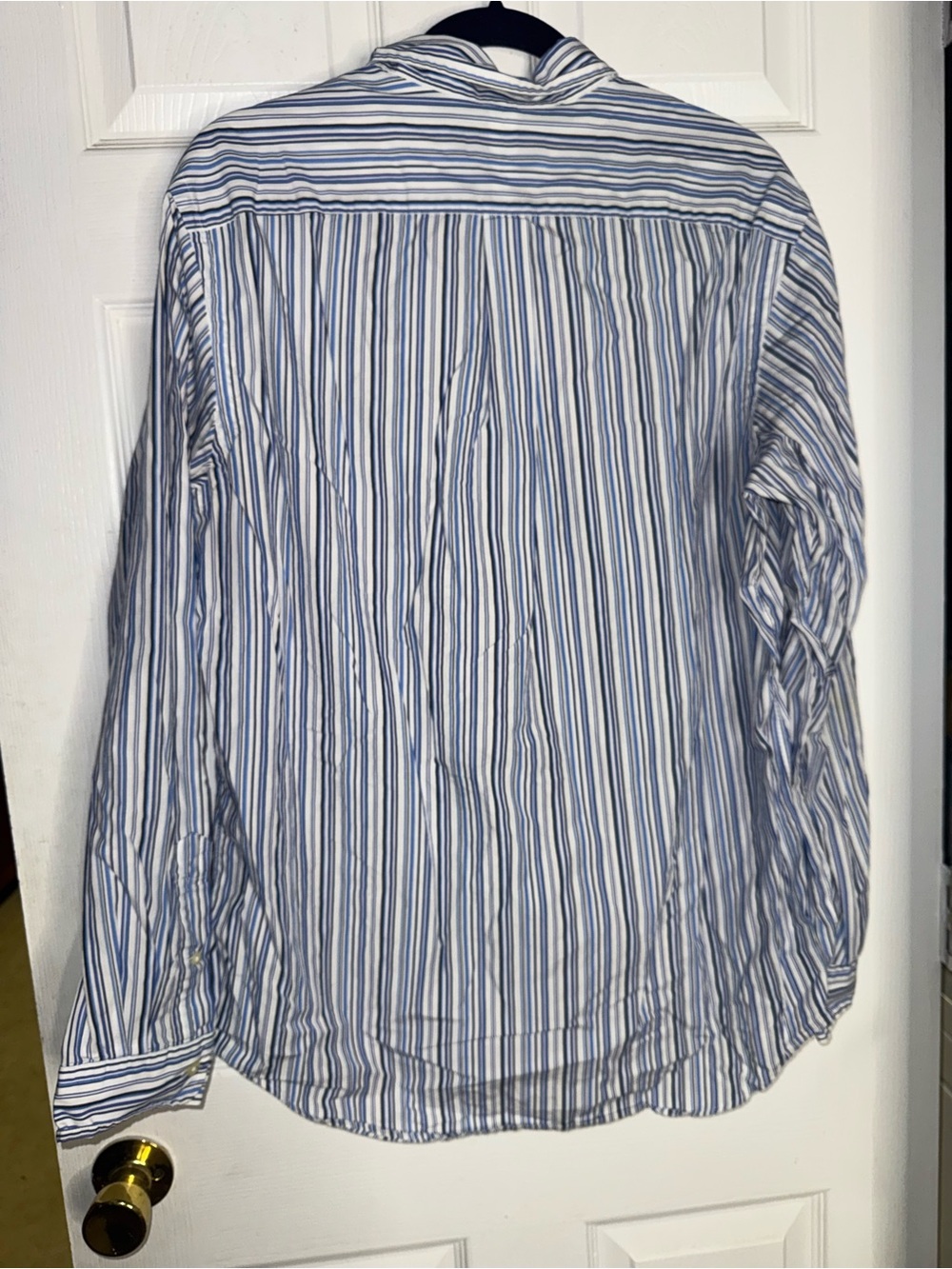 Ralph Lauren Blue & White Striped Button-Down Shirt - Picture 4 of 4